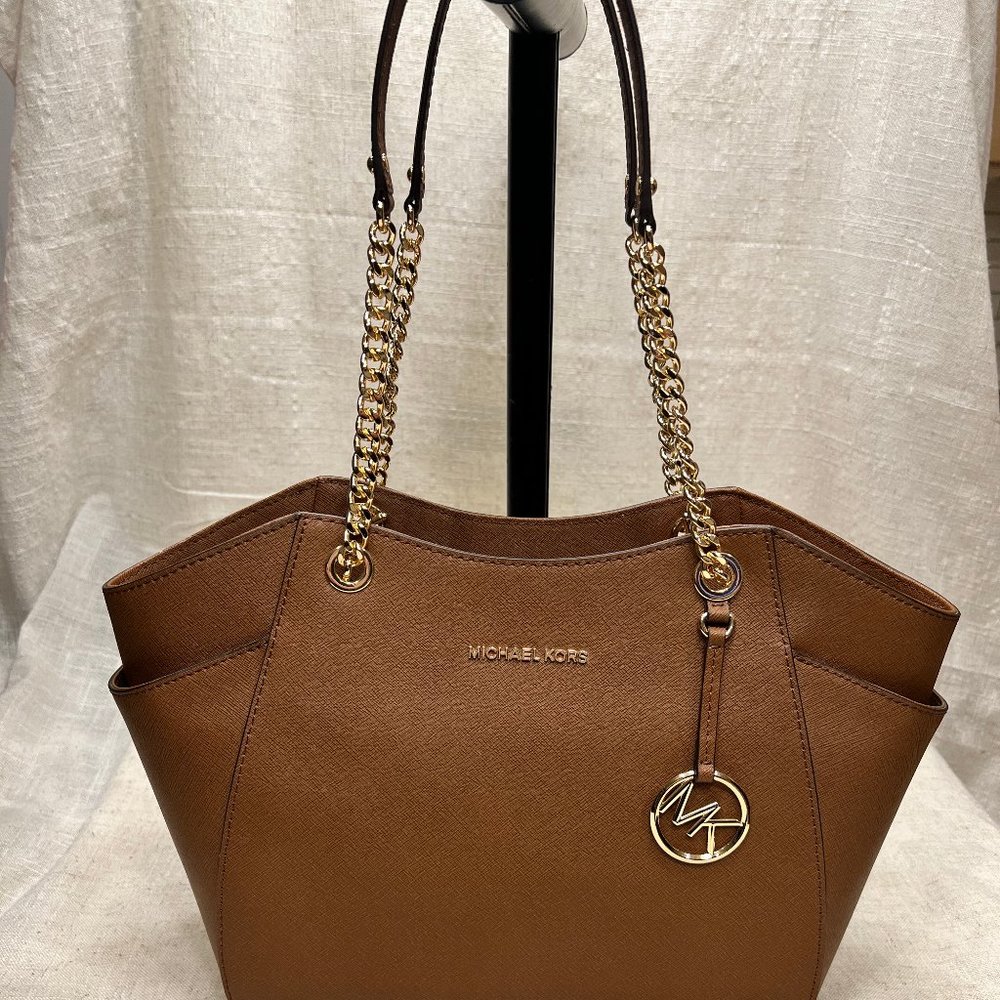 Michael Kors Large Jet Set Chain Shoulder Tote NWT